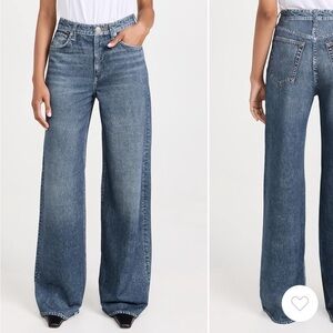 rag & bone Miramar Sofie Women's Straight Leg Blue Jeans